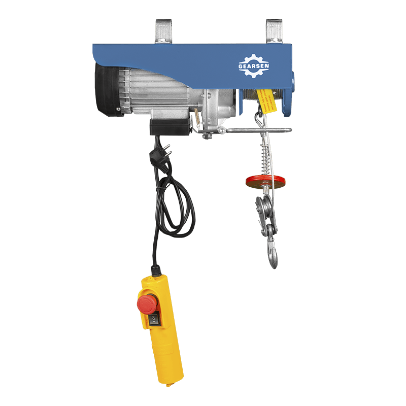 gpas2-1 Мини электрическая таль стационарная GEARSEN PA 220В, 125/250кг, 12/6м - 1